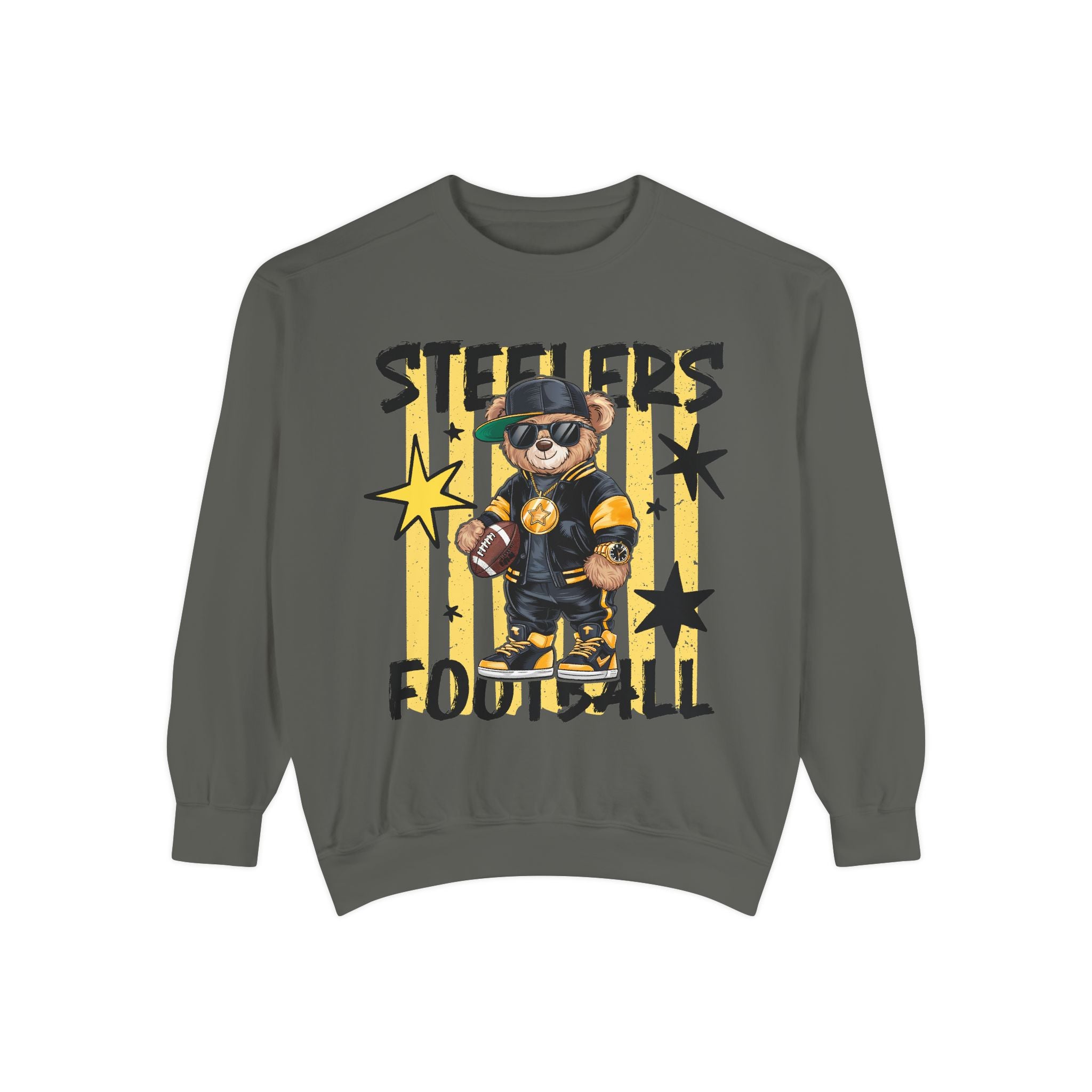 Steelers Football Bear Sweatshirt
