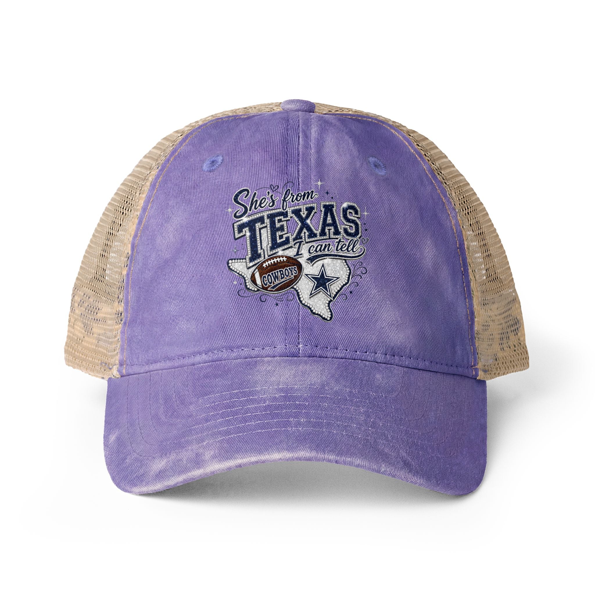 Women's Washed Mesh-Back Cap