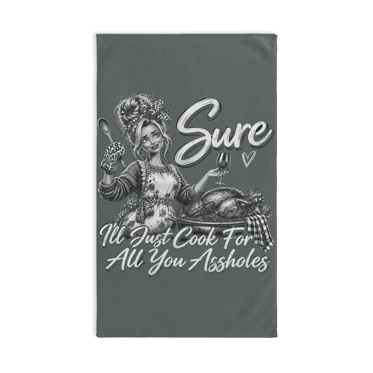Sarcastic Holiday Hand Towel