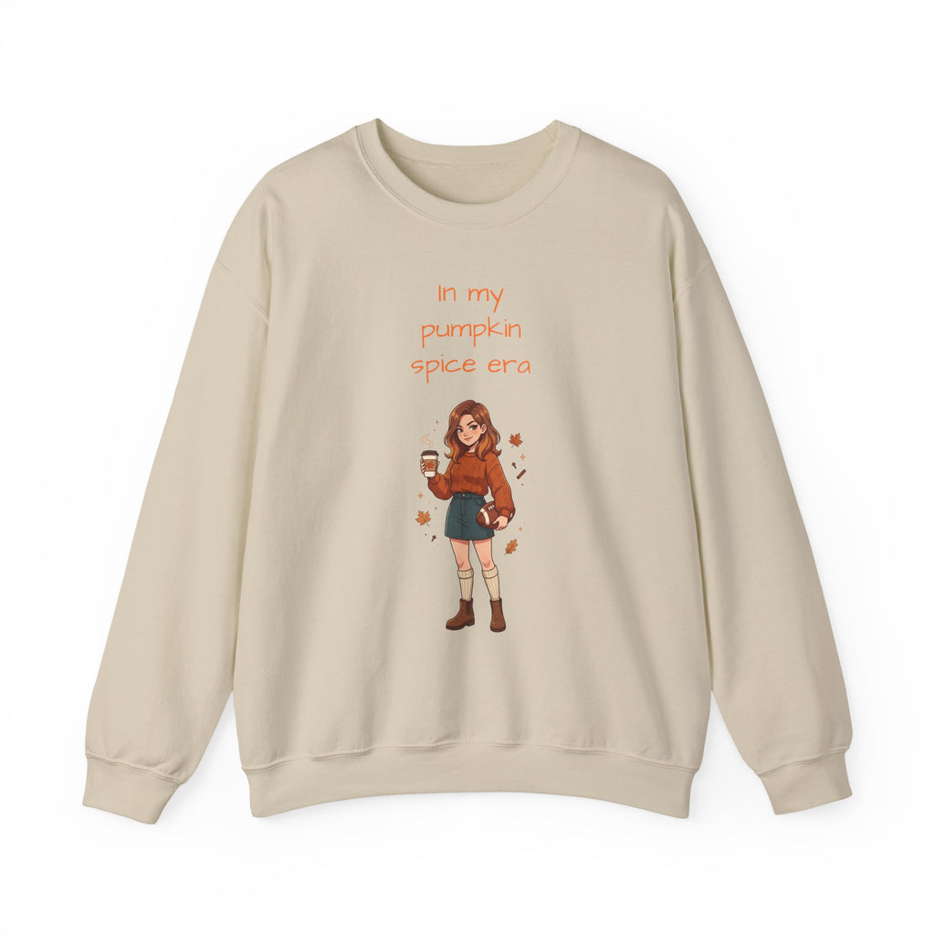 Pumpkin Spice Era Crewneck Sweatshirt — 'In My Pumpkin Spice Era' Cozy Fall Pullover