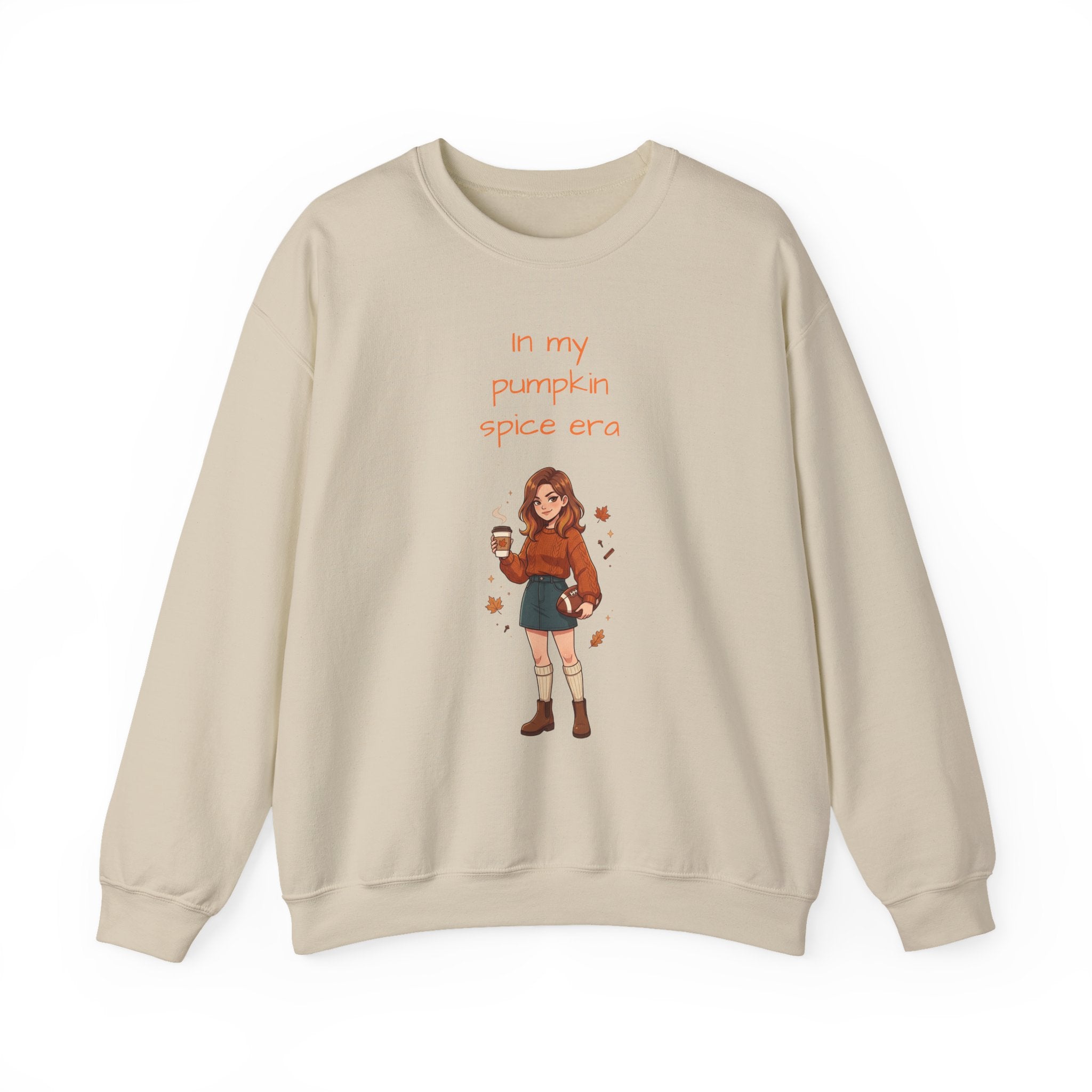 Pumpkin Spice Era Crewneck Sweatshirt — 'In My Pumpkin Spice Era' Cozy Fall Pullover