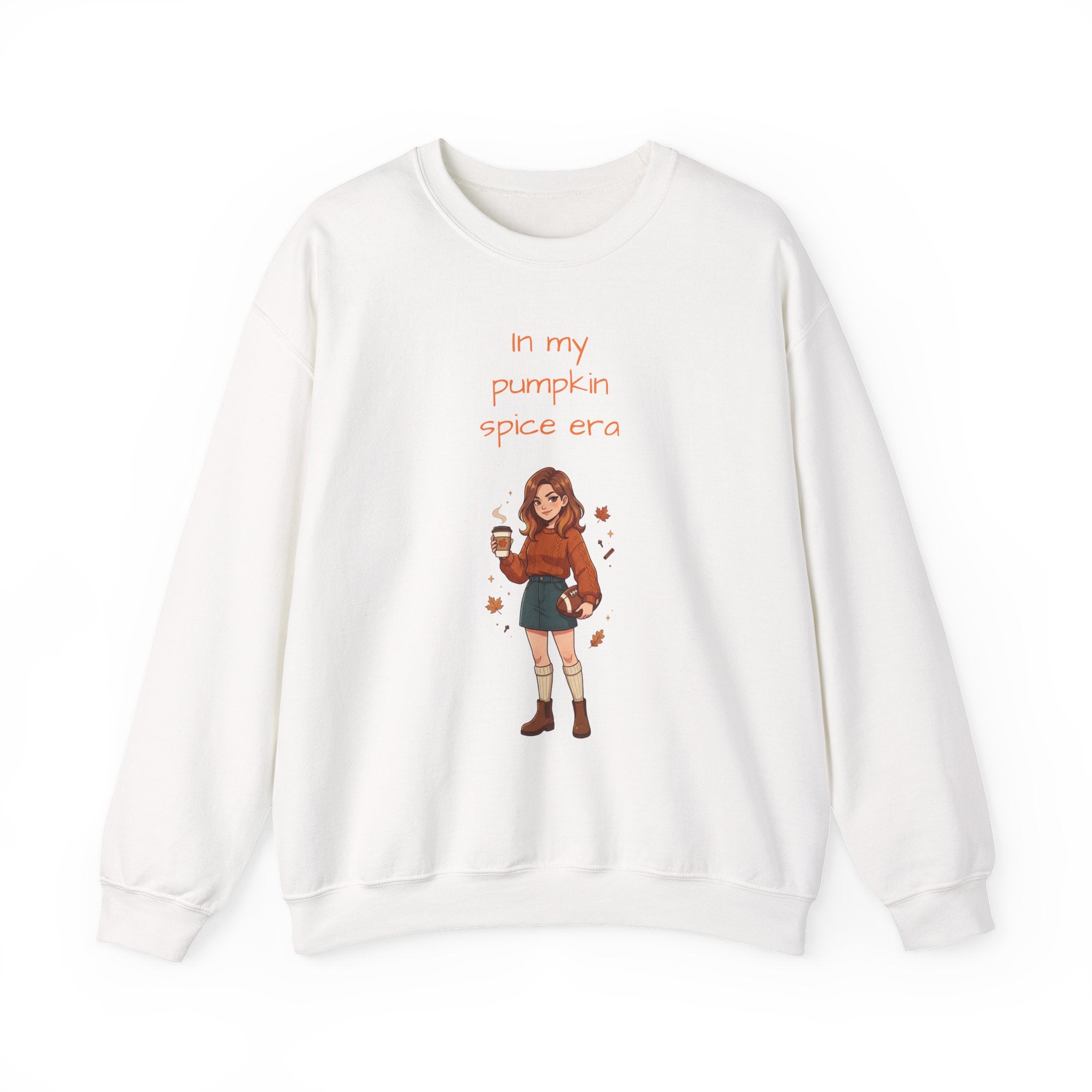 Pumpkin Spice Era Crewneck Sweatshirt — 'In My Pumpkin Spice Era' Cozy Fall Pullover