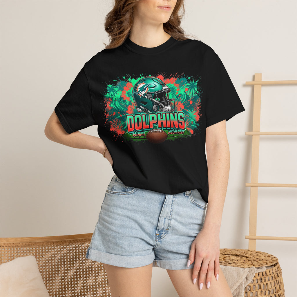 Unisex Garment-Dyed T-shirt-Dolphins