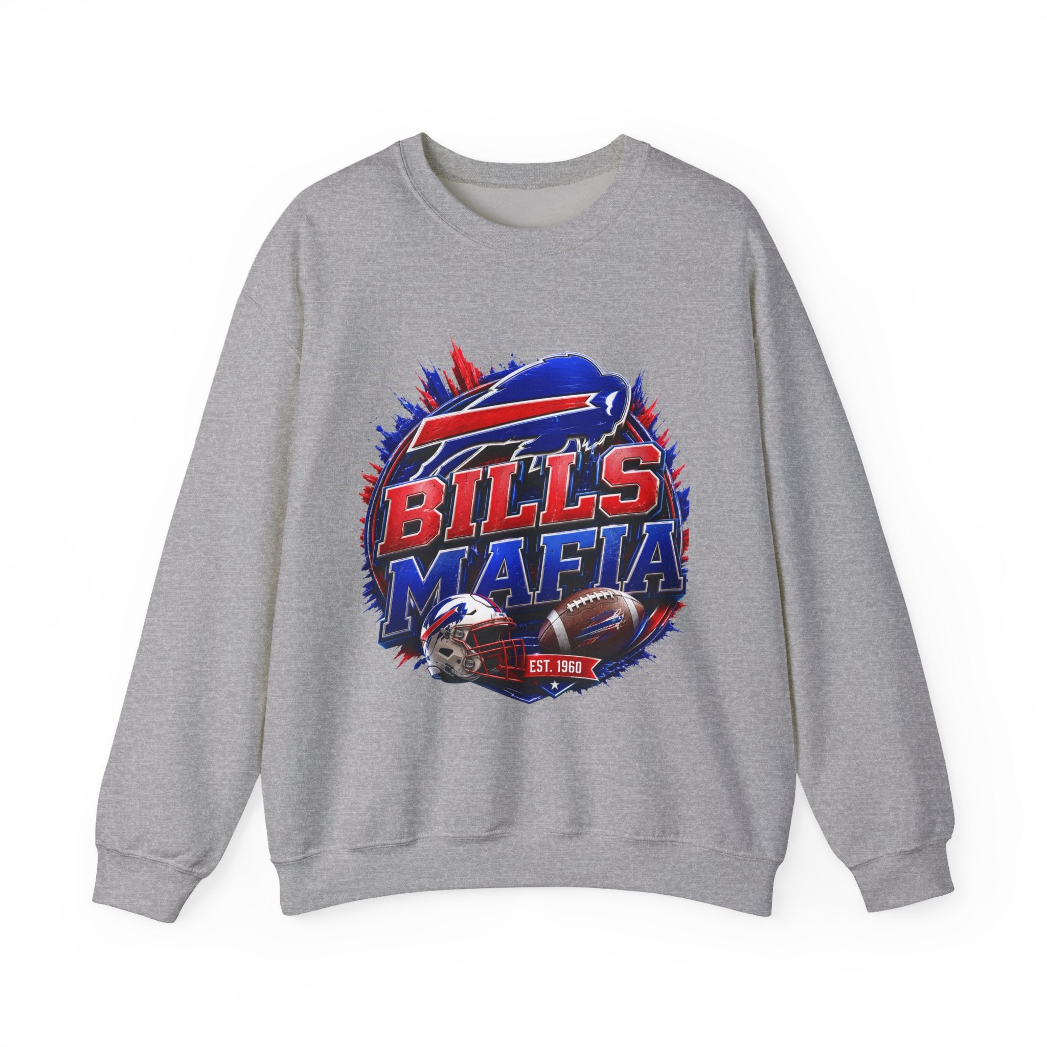 Bills Mafia Crewneck Sweatshirt – Buffalo Football Fan Pullover