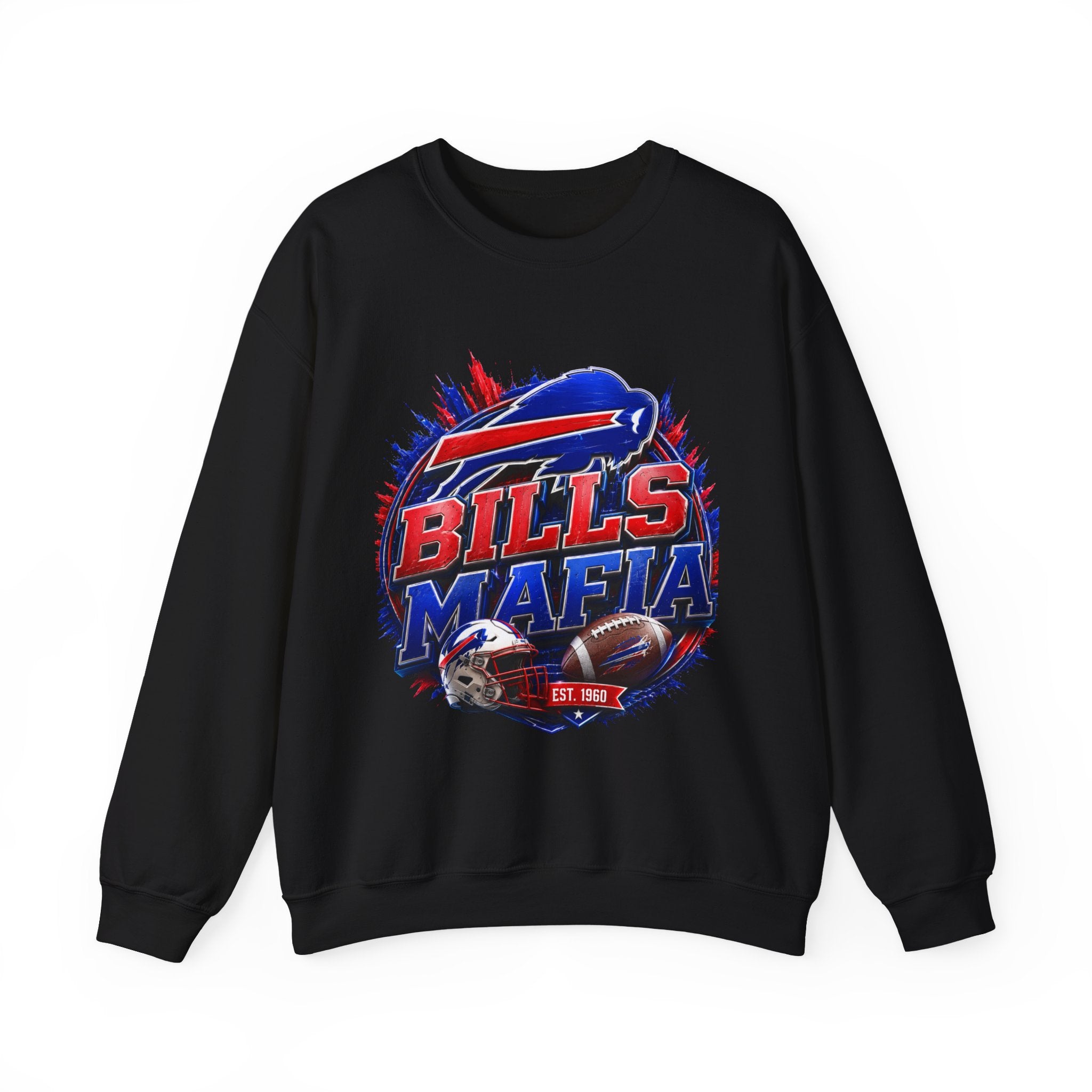 Bills Mafia Crewneck Sweatshirt – Buffalo Football Fan Pullover