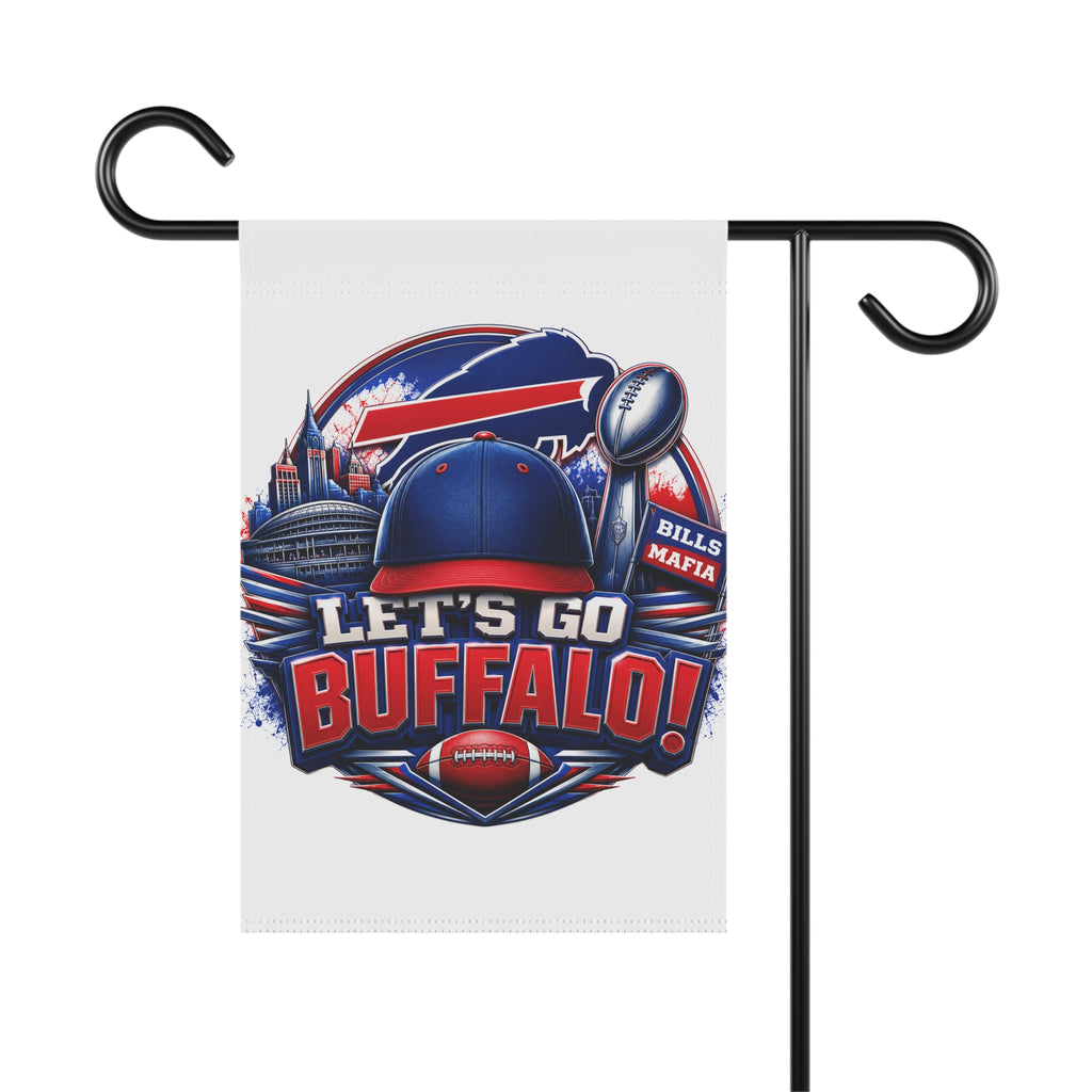 Let's Go Buffalo! Garden Flag