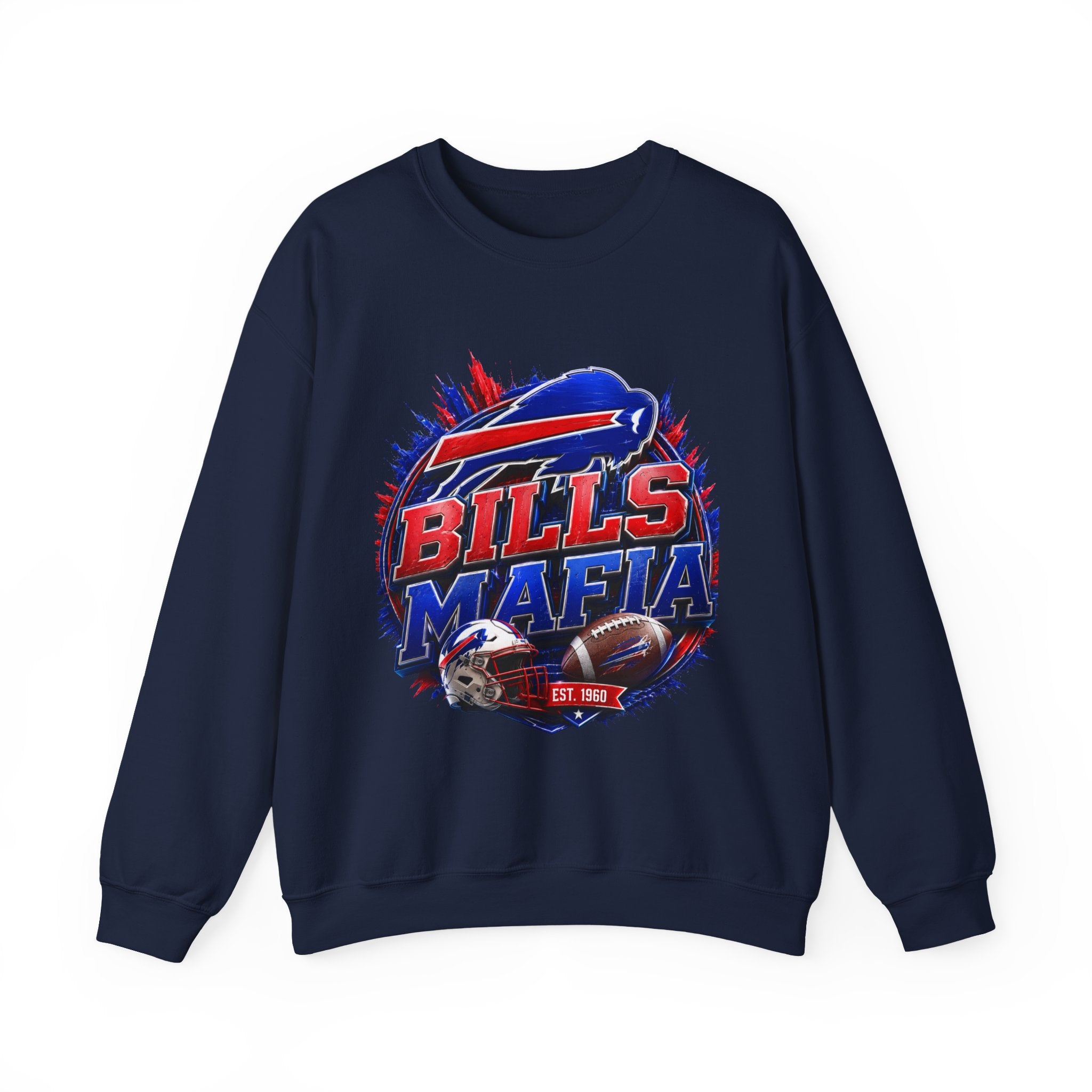 Bills Mafia Crewneck Sweatshirt – Buffalo Football Fan Pullover