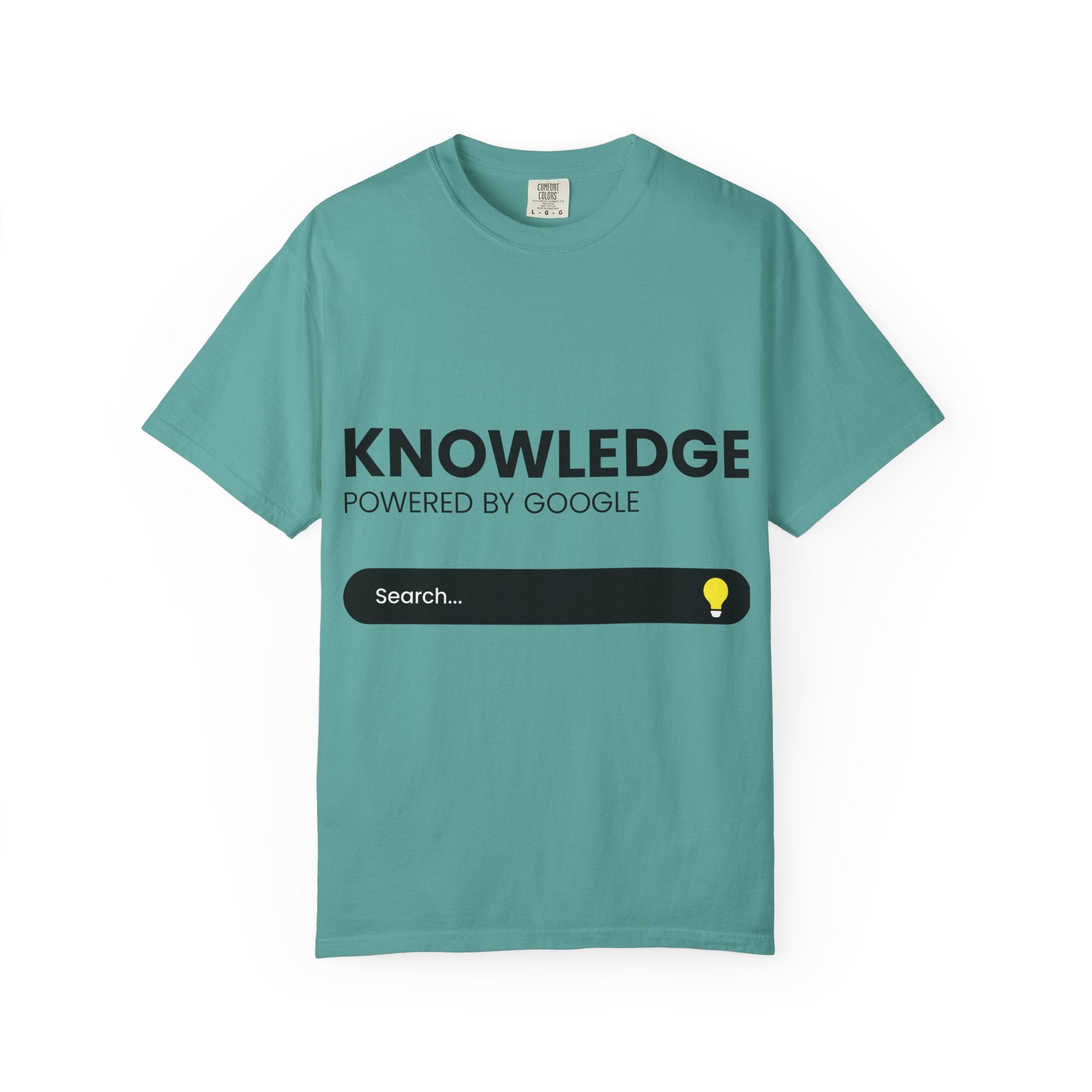 Knowledge Powered by Google T-Shirt — Search Bar Design
