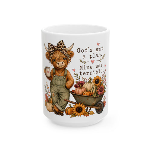 Autumn Cow Mug
