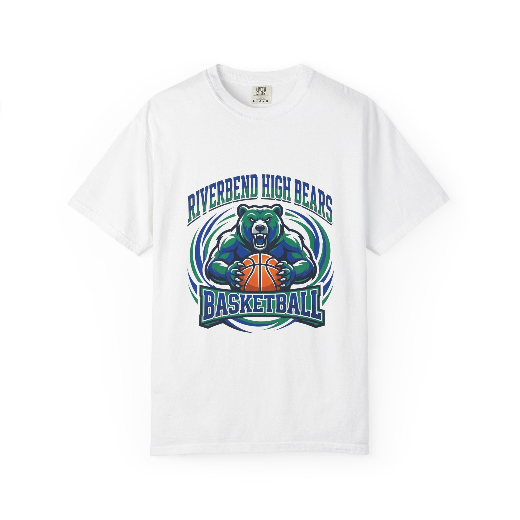 Riverbend High Bears Basketball T-Shirt — School Team Spirit Tee