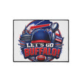 Let's Go Buffalo! Heavy-Duty Football Floor Mat