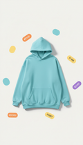 Sky Aqua oversized hoodie