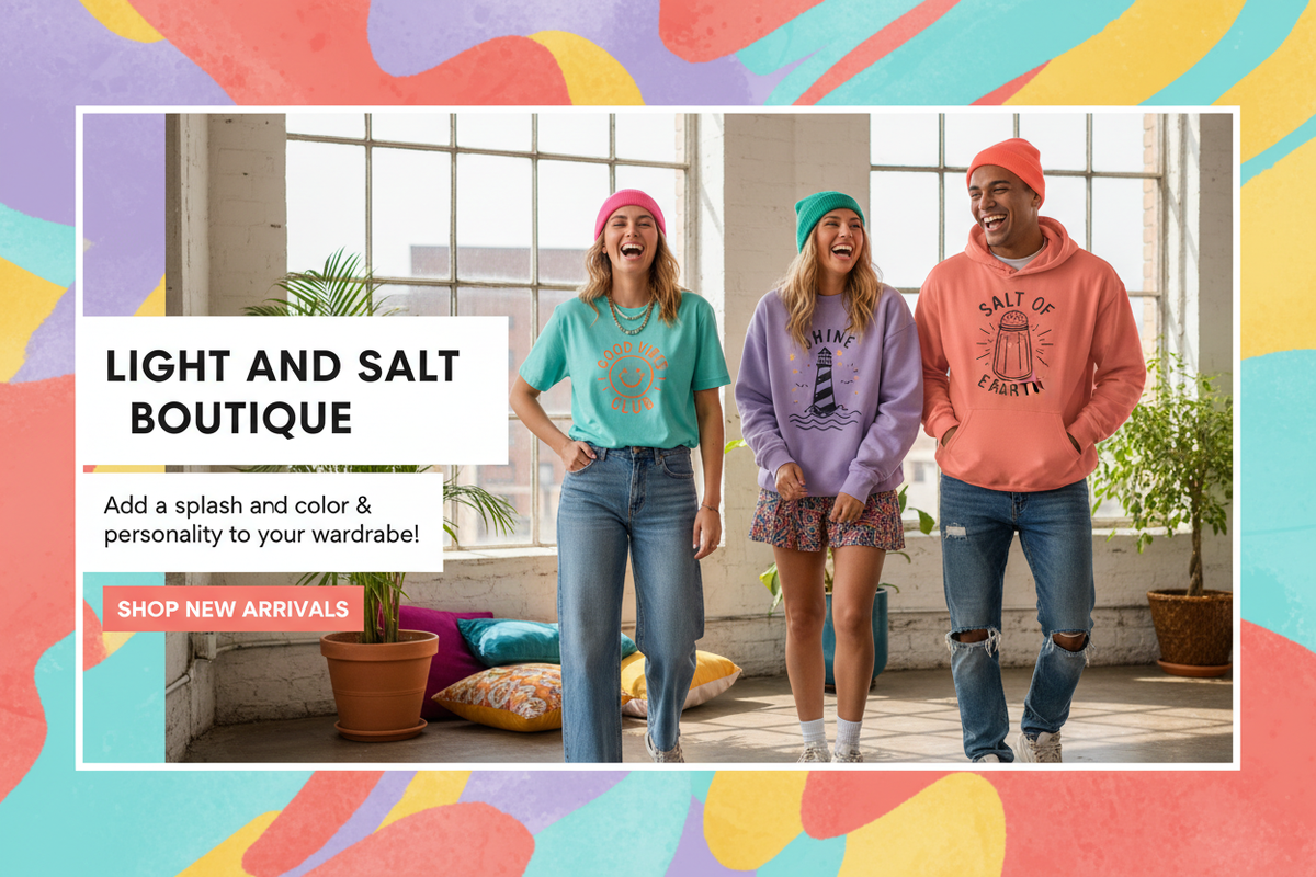 Light and Salt Boutique Homepage Banner